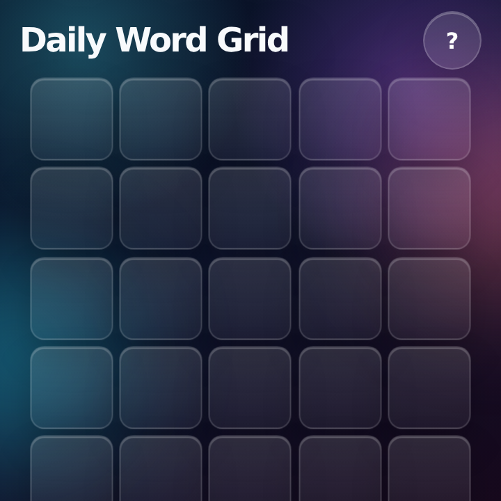 Daily Word Grid