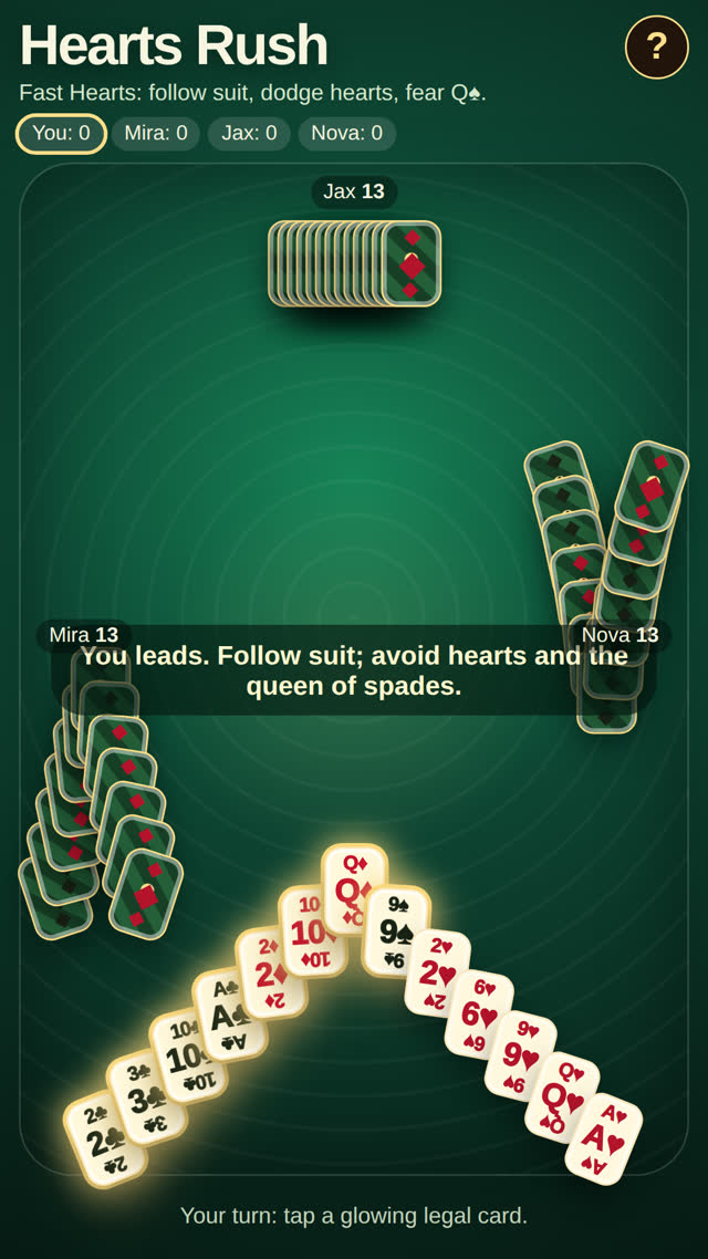hearts-rush-deck